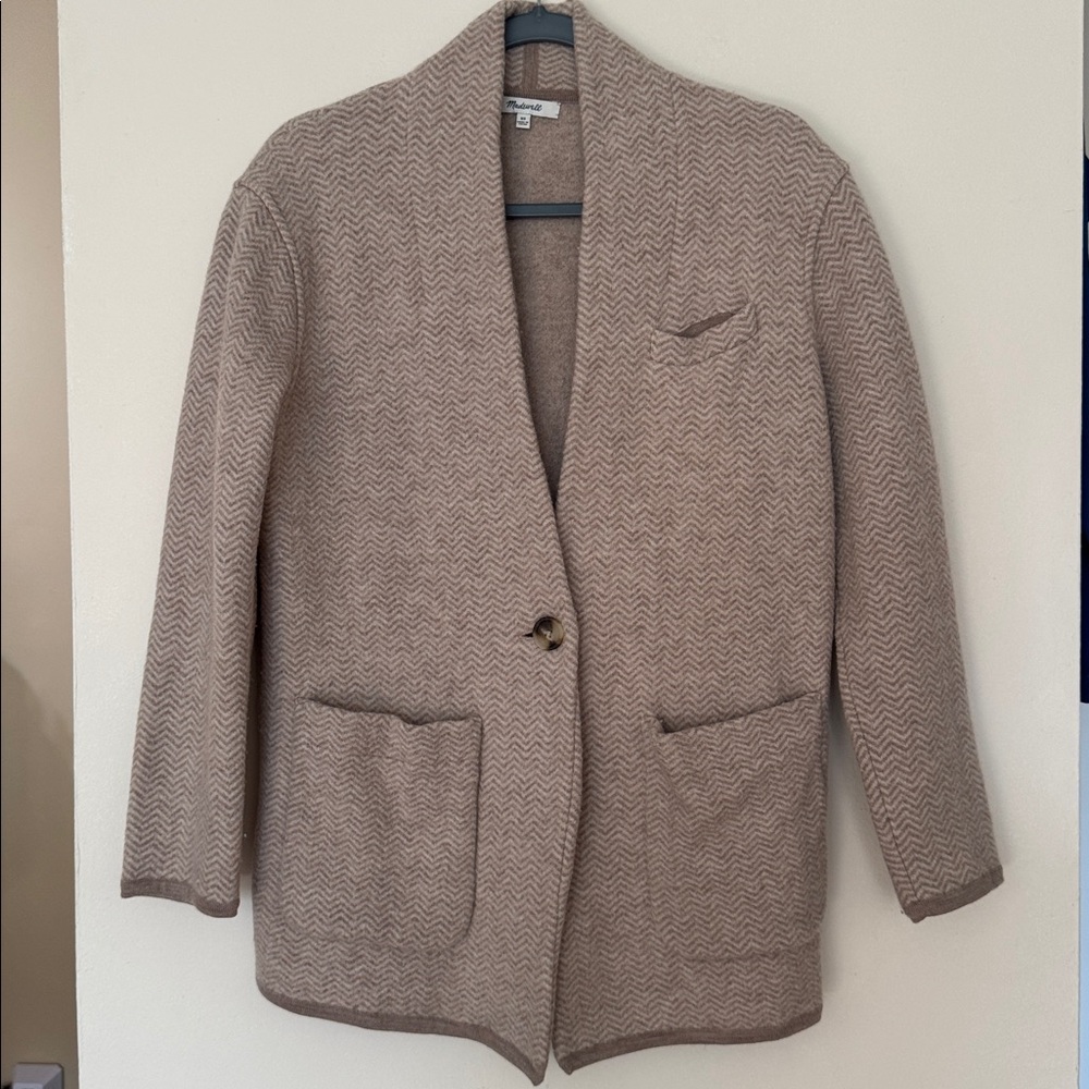 Madewell Herringbone Mattson Sweater